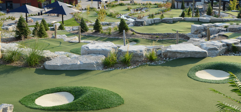 Steve Young Design Mini Putts,Pond Designs With Waterfalls